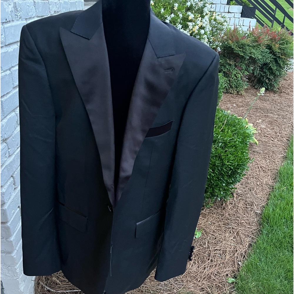 Alton Lane Black Mercantile Tuxedo Blazer 42L NEW $65